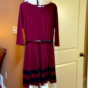 Burgundy Dress